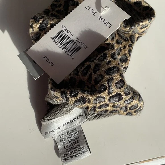 Steve Madden Long Animal Print Gloves. NWT - Picture 6 of 9